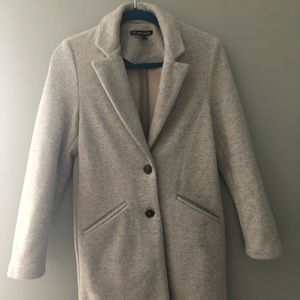 Zara TRF grey cocoon coat
